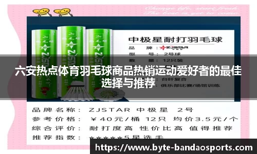六安热点体育羽毛球商品热销运动爱好者的最佳选择与推荐